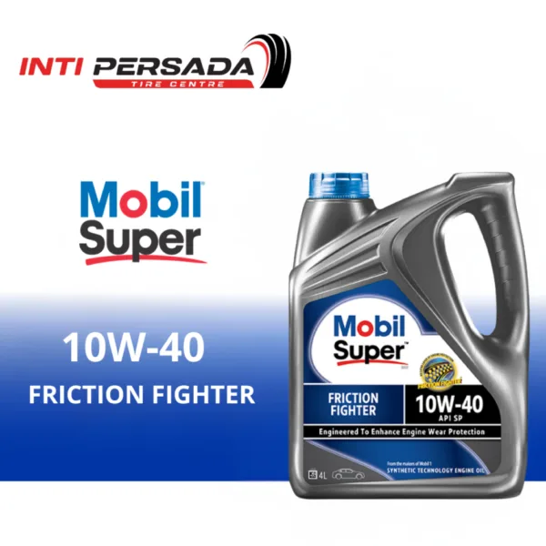 Oli Mesin - Mobil Super Friction Figther 10W-40 (4liter)